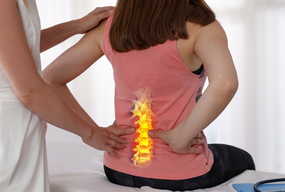 women suffering from lumbar degenerative disc disease.